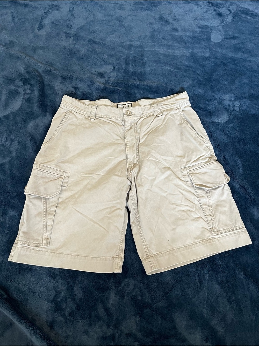 IZOD Beige Cotton Shorts